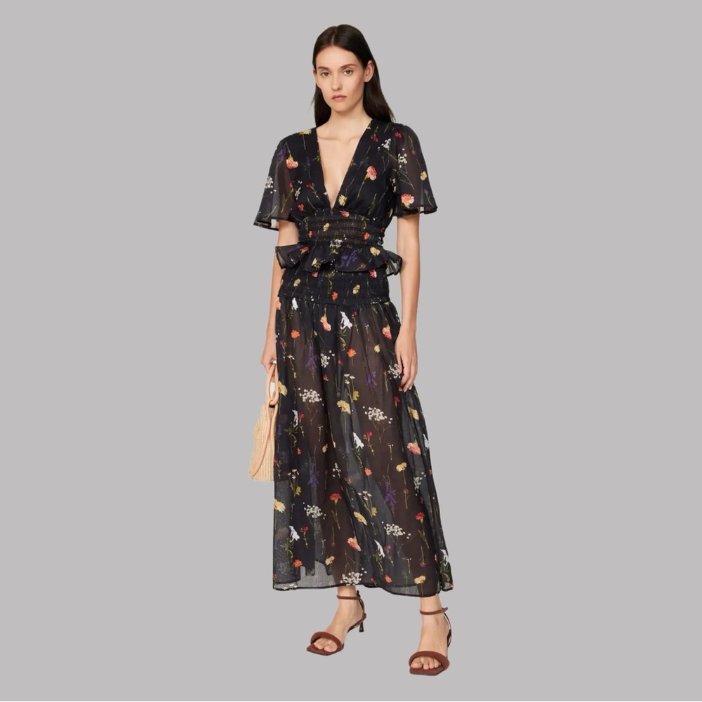 Lisa Says Gah Sheer Abigail Skirt Wildflower